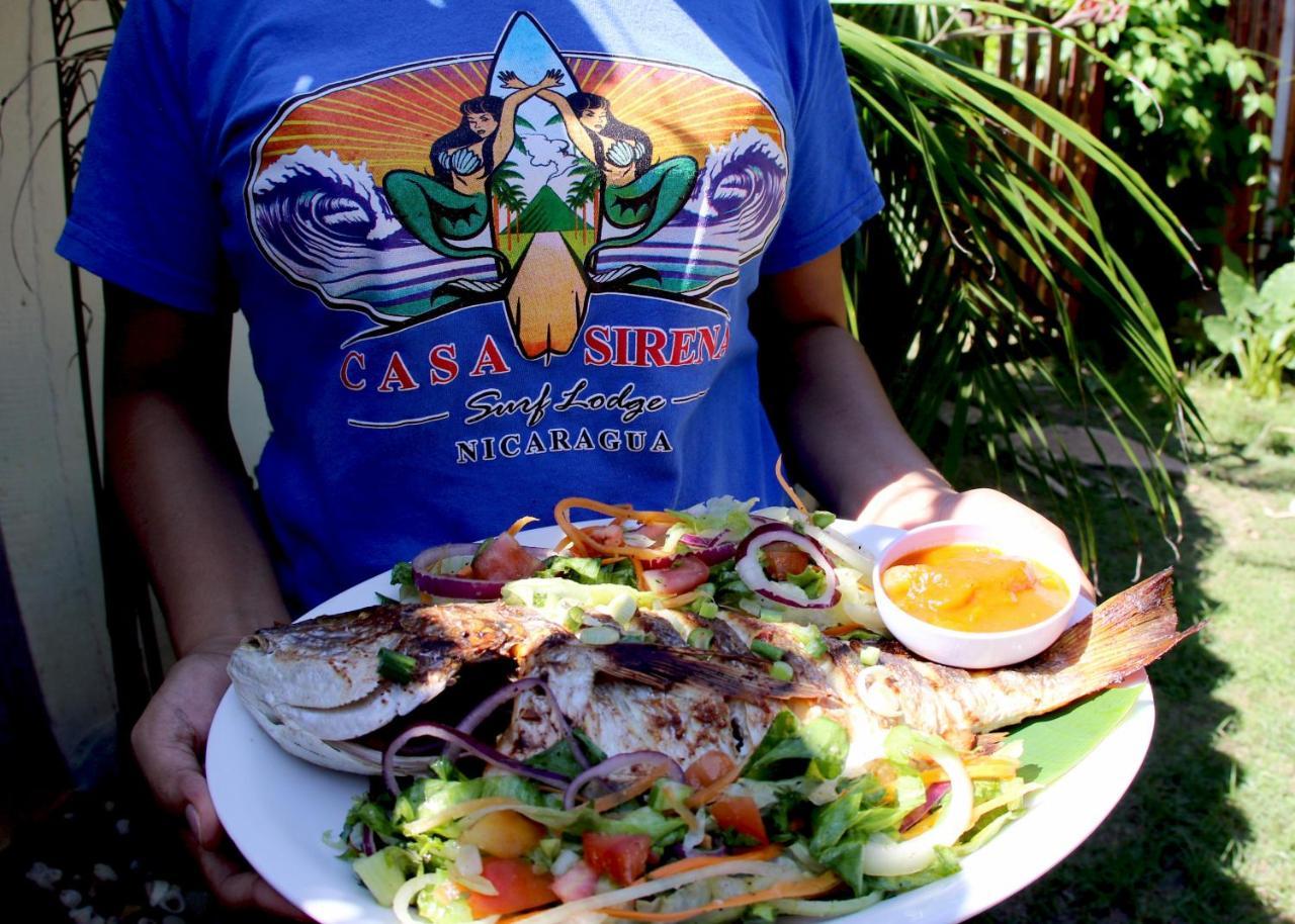 Sirena Surf Lodge Miramar Nicaragua المظهر الخارجي الصورة